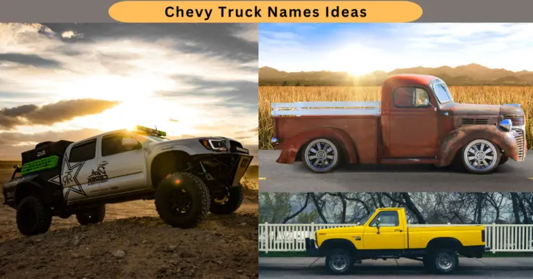 Badass Chevy Truck Names Ideas | Perfect Names for Your Truck