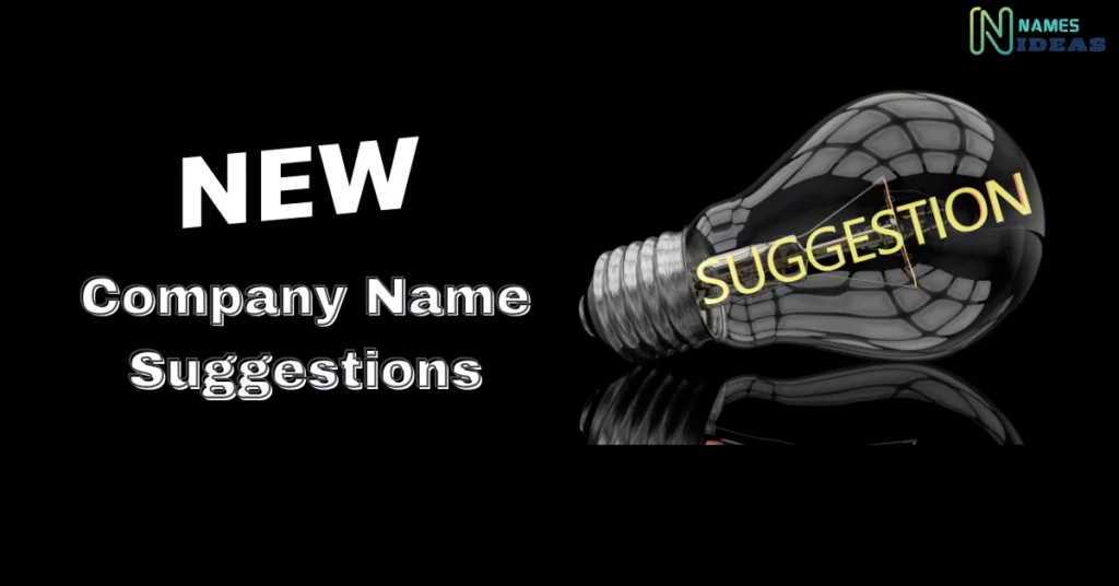 New Company Name Suggestions Free