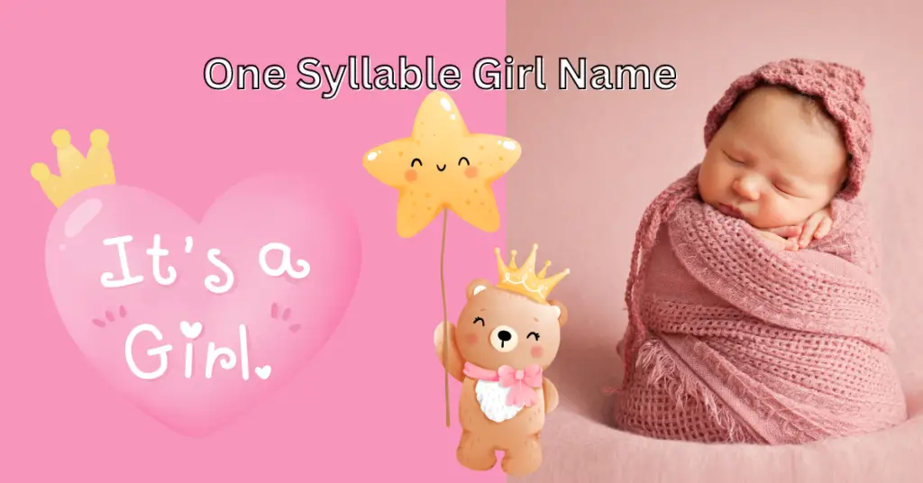 unique one syllable names girl
