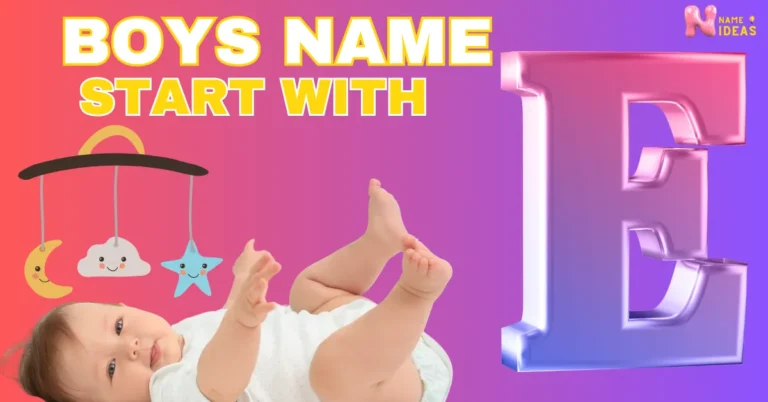 boy names that start with E