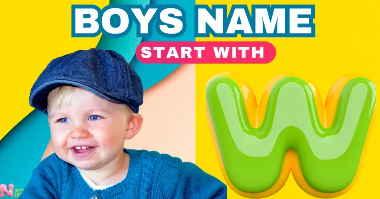 BOY NAMES THAT START WITH W