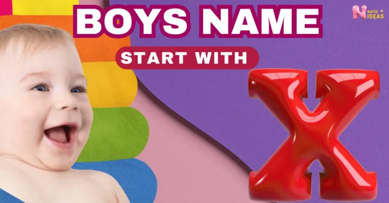 BOY NAMES THAT START WITH X