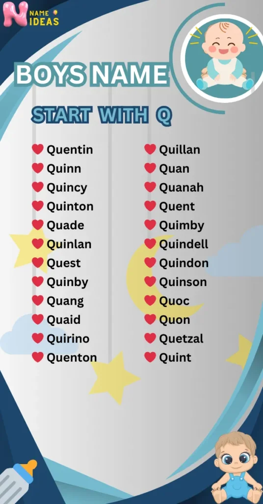 Baby Boy Names That Start With Q