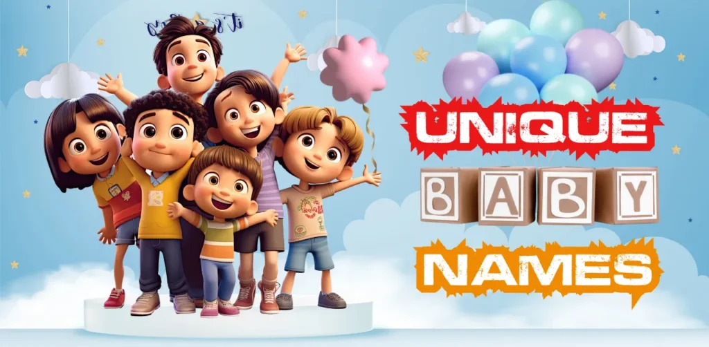 group of happy babies - Unique Names