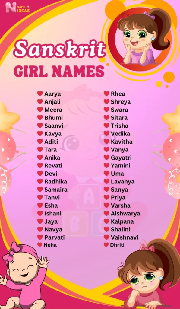 Radiant Sanskrit Girl Names