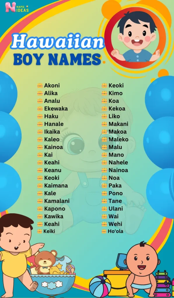 Trendy Hawaiian Boy Names 