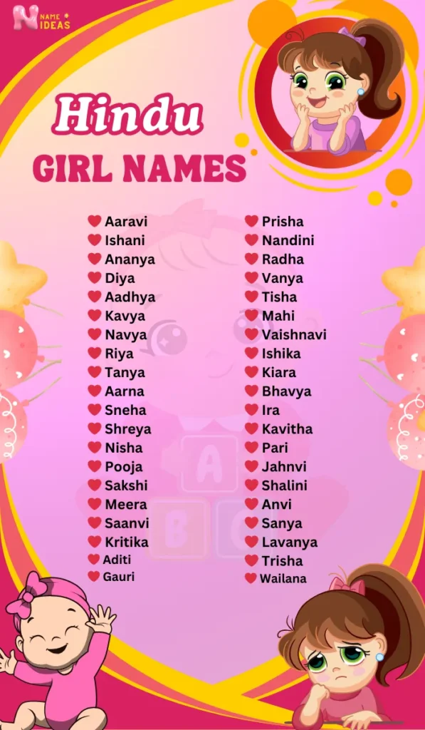 Traditional Hindu Names For Your Baby Girl